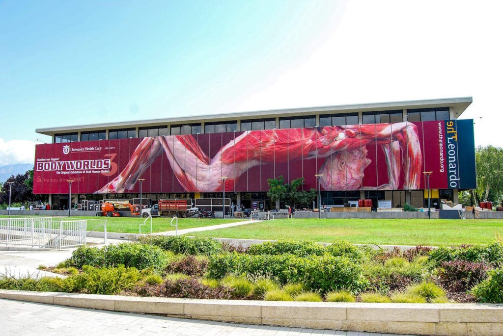 Body Worlds 3 Exhibit Building Wrap