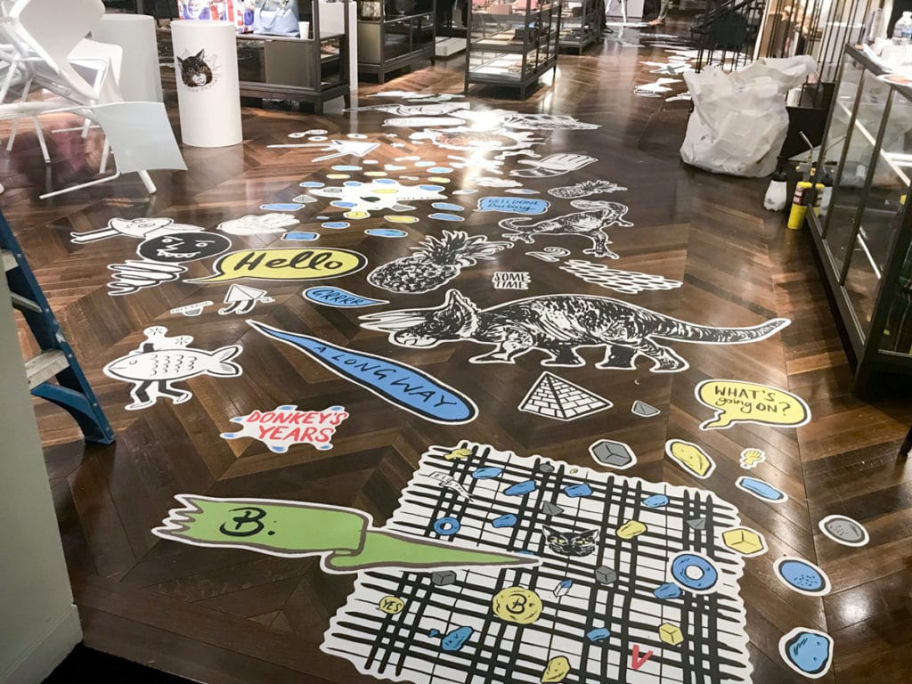 Burberry Store Retail Floor Graphics