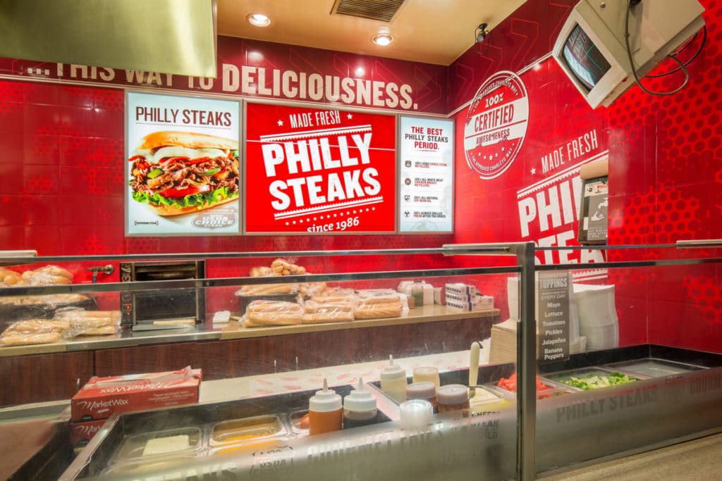 Charleys Cheesesteaks Food Service Graphics