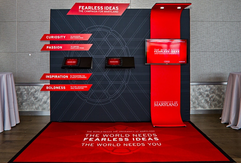 University of Maryland Tradeshow Booth