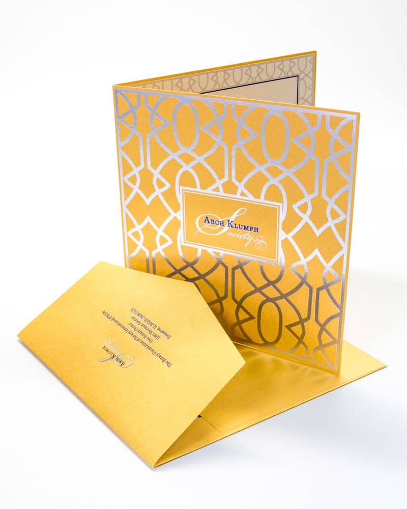 Arch Klumph Society Invitation